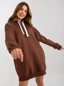 Women's Long Sweatshirt - Brown