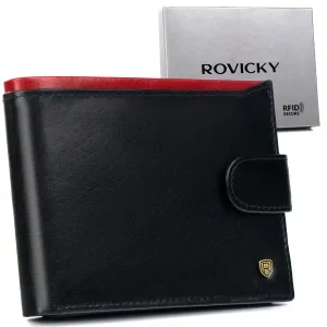 Pánska kožená peňaženka s vreckom na osvedčenie o evidencii - Rovicky #7367511