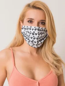 Black and white protective mask