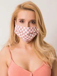 White and pink reusable mask