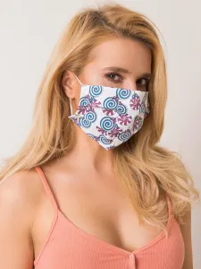 White protective mask with print #4747365
