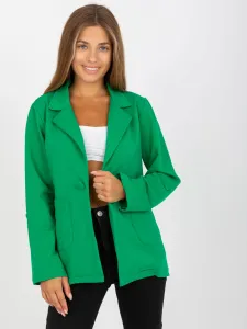 Green tracksuit jacket with RUE PARIS fastening #4779694