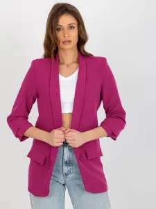 Women's fuchsia jacket Adela without fastening #7372042