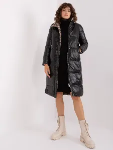 Black Long Winter Jacket Without Hood