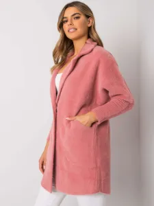 Powder pink coat Nora alpaca