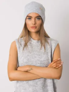 RUE PARIS Grey knitted beanie #4784647