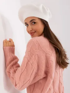 Women's winter beanie Ecru beret