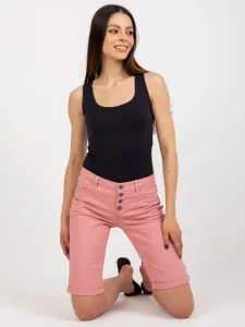 Pink Denim Shorts by STITCH & SOUL