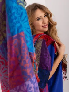 Colorful long viscose scarf for women