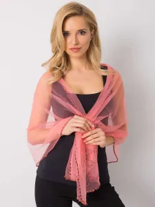 Coral scarf with application
