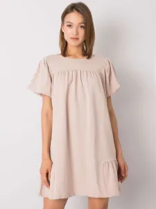 Beige cotton dress Liliyana RUE PARIS