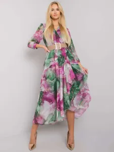 Dámske šaty Fashionhunters Floral patterned #4623357