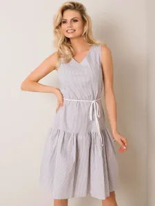 Dámske šaty Fashionhunters Linen #2799479