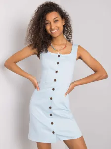 Light blue dress with buttons #4786263