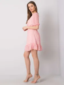 SUBLEVEL Pink dress with polka dots
