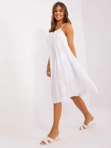 Biele letné šaty na vešiaky OCH BELLA