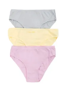 Women's cotton panties, set of 3