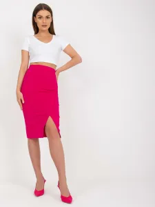 Dámska sukňa Fashionhunters Pink #5916484