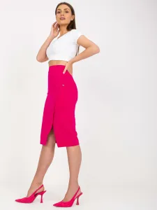 Dámska sukňa Fashionhunters Pink #5916486