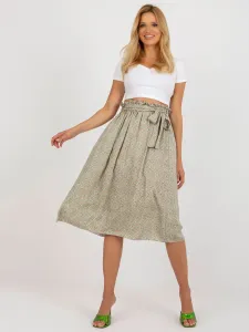 Light green and pink flowing skirt from RUE PARIS #7377488