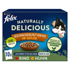 MP Felix Naturally Delicious 10 x 80 g - Farm Selection v želé