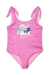 Jednodielne detské plavky Femi Stories ružová farba #6355761