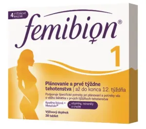 Femibion 1 Plánovanie a prvé týždne tehotenstva, 28 tabliet