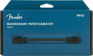 Fender Blockchain Patch Cable Kit SM Čierna Zalomený - Zalomený