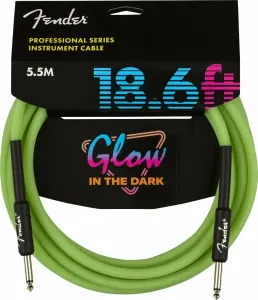 Fender Professional Glow in the Dark Zelená 5,5 m Rovný - Rovný