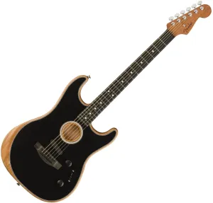Fender American Acoustasonic Stratocaster Čierna #307452