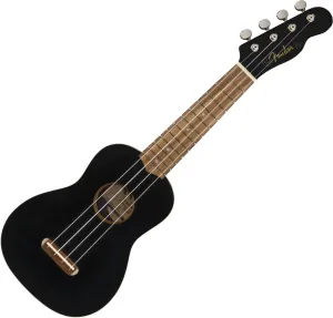 Fender Venice WN BK Sopránové ukulele Čierna #297402