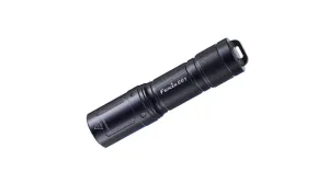 Vrecková baterka E01 V2.0 / 100 lm Fenix® – Čierna (Farba: Čierna)