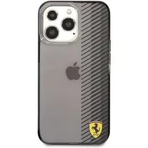 Ferrari Gradient Transparent Zadný Kryt na Apple iPhone 13 Pro Max Black