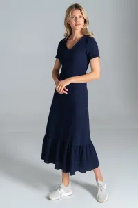Figl Woman's Dress M827 Navy Blue #4303447