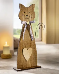 Weltbild Dřevěná figurka Kočka