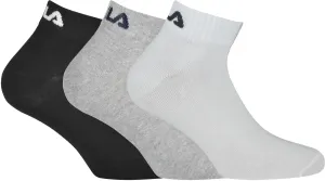 Fila QUARTER PLAIN SOCKS 3P Ponožky, čierna, veľkosť #4618964