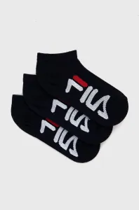 Detské ponožky Fila (3-pack) tmavomodrá farba #189215