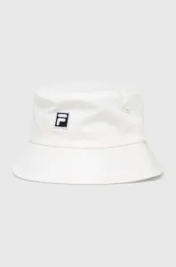 Bavlnený klobúk Fila biela farba, bavlnený