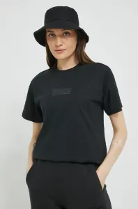 Bavlnené tričko Fila čierna farba, #8561116