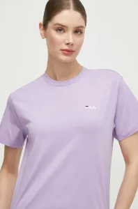 Bavlnené tričko Fila Biendorf fialová farba, FAW0452