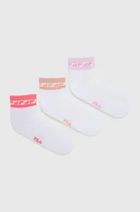 Ponožky Fila dámske, biela farba #8835519