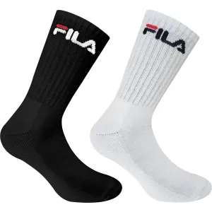 Fila NORMAL PLAIN HALF TERRY 2 PCS Športové ponožky, čierna, veľkosť #8625459