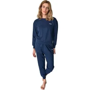 Fila FRENCH TERRY LS PYJAMAS W Dámske pyžamo, tmavo modrá, veľkosť #5877248