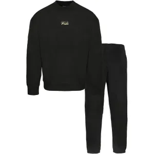 Fila IN BRUSHED COTTON FLEECE Unisex pyžamo, čierna, veľkosť #9222212