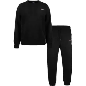 Fila IN COTTON BRUSHED FLEECE Dámske pyžamo, čierna, veľkosť #8378770