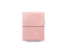 Filofax Domino Soft A7  týždenný 2024 pastelový ružový