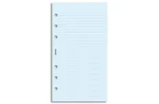 Filofax linajkový papier modrý 30 listov - Osobný