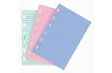 Filofax papier linajkový, fashion farby, 30 listov - vreckový