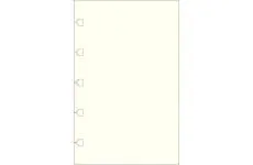 Filofax  náhradné listy do zápisníkov A6 - čisté