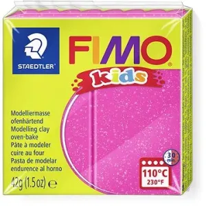 FIMO kids 8030 42 g ružová s trblietkami